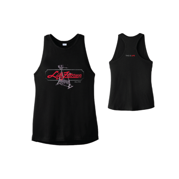 SportTek Ladies PosiCharge TriBlend Wicking Tank (Early Morning Workout)