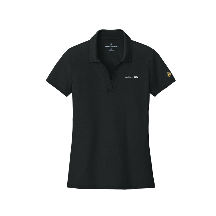 Brooks Brothers Women's Mesh Pique Performance Polo